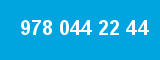 978 044 22 44 978 044 22 44